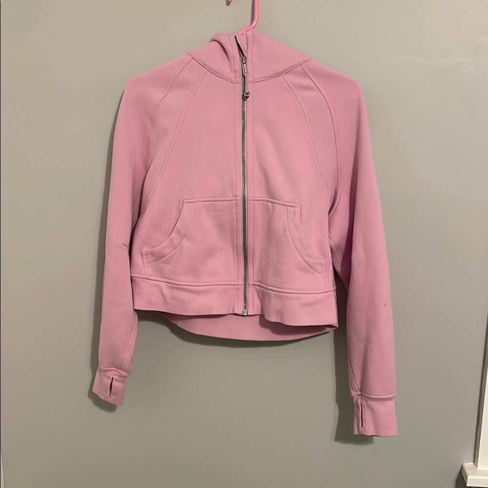 Pink Women's lululemon full zip scuba